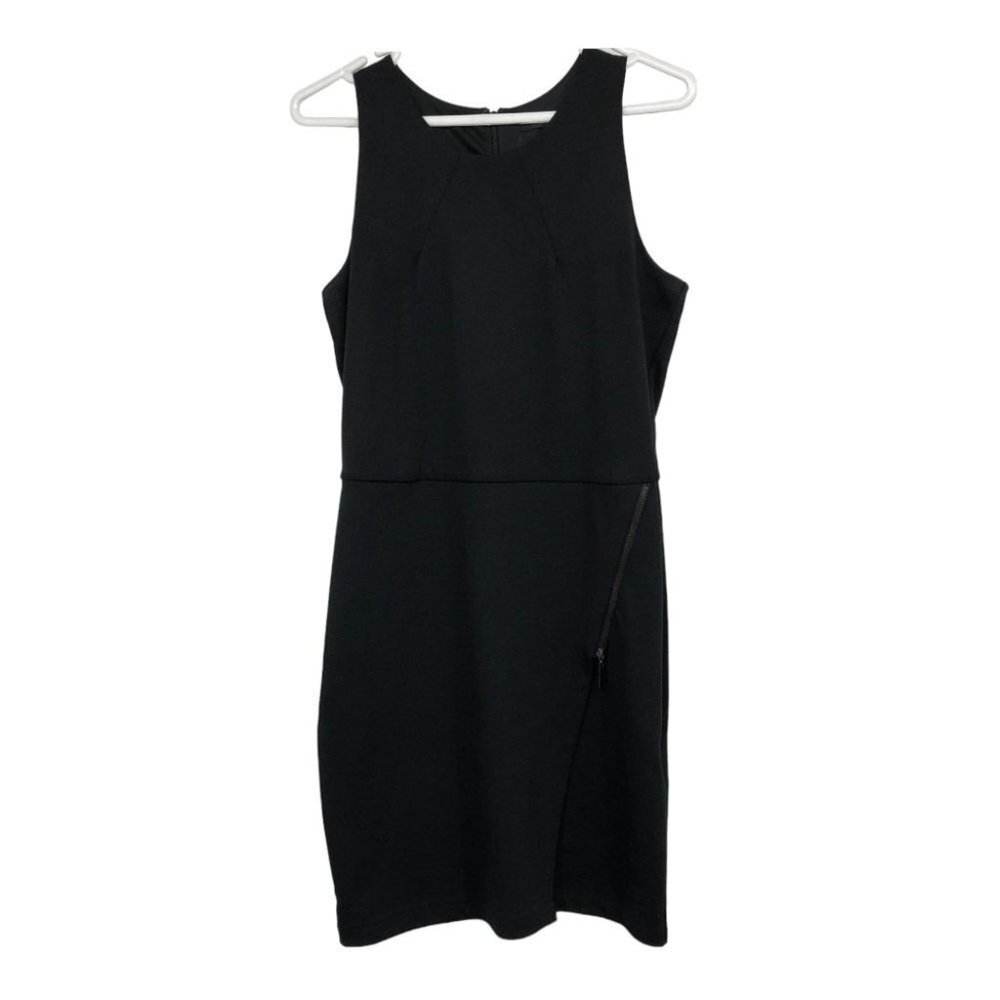 Le Chateau Black Sleeveless Midi Sheath Dress size M